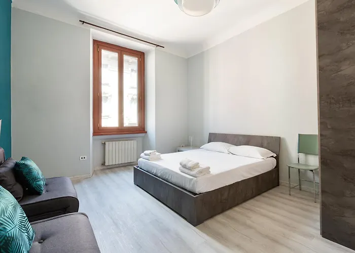 Guesthost - Turquoise Mini Flat Near Fs Apartment Mailand