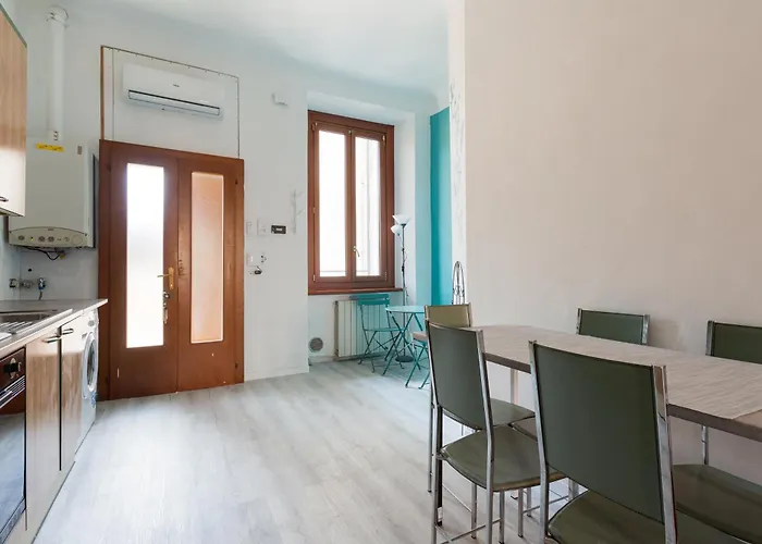 Apartment Guesthost - Turquoise Mini Flat Near Fs Mailand